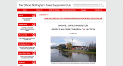 Desktop Screenshot of nottinghamforestsupportersclub.co.uk