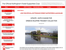 Tablet Screenshot of nottinghamforestsupportersclub.co.uk